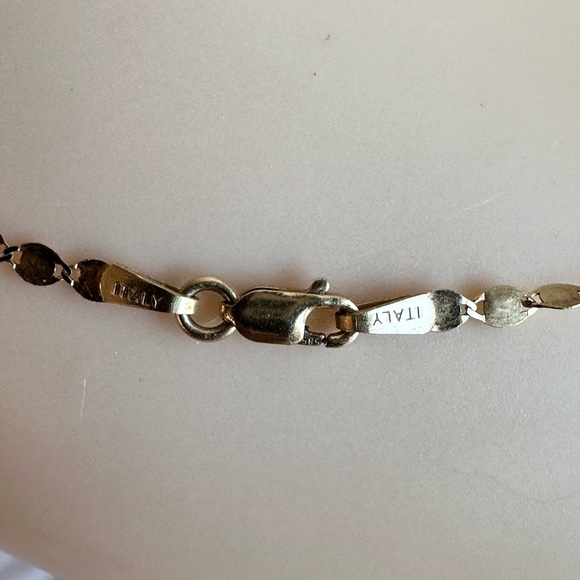 14KT GOLD CHAIN GOLDEN CLEF/ ITALY - Picture 5 of 10